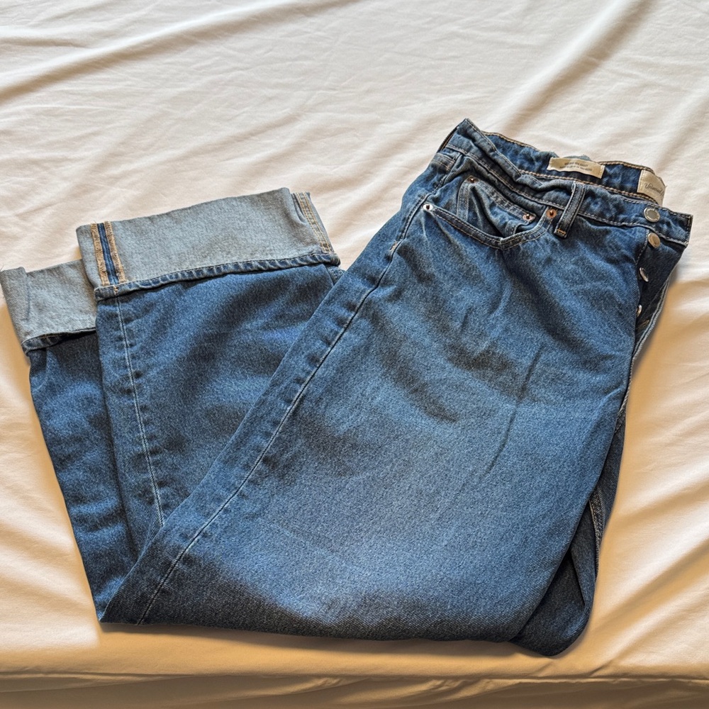 Women’s 90s baggy mid-rise jeans - Picture 2 of 3